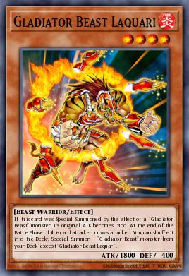 Gladiator Beast Laquari MZTM-EN067