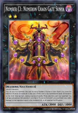 Number C1: Numeron Chaos Gate Sunya BLAR-EN021