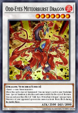 Odd-Eyes Meteorburst Dragon PEVO-EN032
