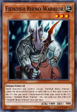 Fiendish Rhino Warrior BOSH-EN091