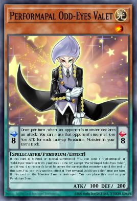 Performapal Odd-Eyes Valet BLMR-EN029