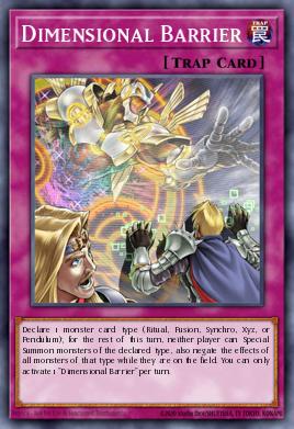 Dimensional Barrier SDCL-EN039