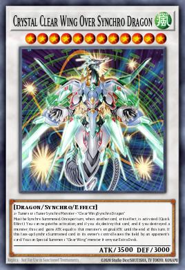Crystal Clear Wing Over Synchro Dragon SUDA-EN039