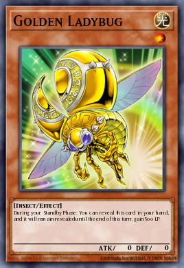 Golden Ladybug STP3-EN017