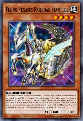Flying Pegasus Railroad Stampede LED4-EN036