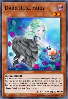 Dark Rose Fairy LED4-EN024