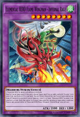Elemental HERO Flame Wingman - Infernal Rage BLMR-EN012