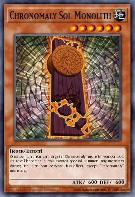 Chronomaly Sol Monolith NUMH-EN004