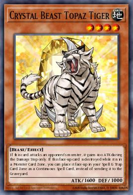 Crystal Beast Topaz Tiger DP07-EN004