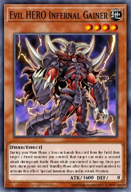 Evil HERO Infernal Gainer SGX3-ENA07