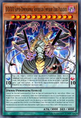 D/D/D/D Super-Dimensional Sovereign Emperor Zero Paradox BLMR-EN046