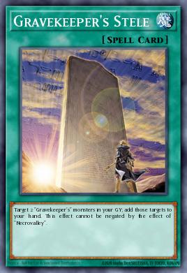 Gravekeeper's Stele STP1-EN018