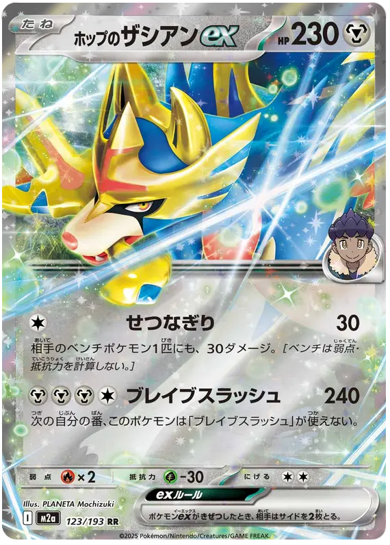 Hop's Zacian ex 123
